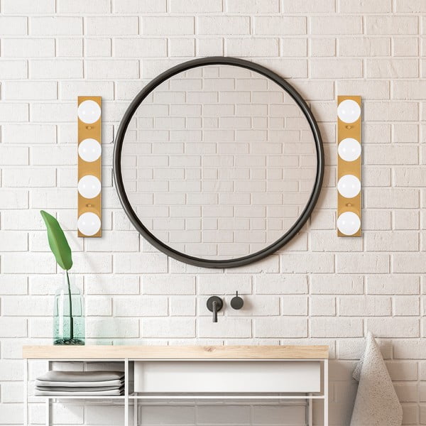 Zidna lampa u zlatnoj boji Mirro – Opviq lights-image-4