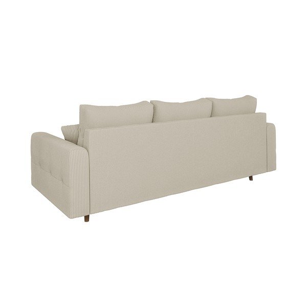 Bež sofa od samta 210 cm Ariella – Ropez-image-2