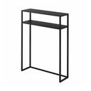 Crni metalni pomoćni stol 18x60 cm Tower – YAMAZAKI
