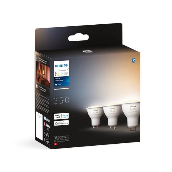 LED pametne žarulje u setu 3 kom GU10, 4 W White ambiance – Philips Hue-image-3