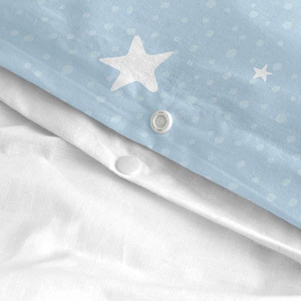 Pamučna dječja posteljina za krevet za jednu osobu 140x200 cm Little star – Happy Friday-image-4