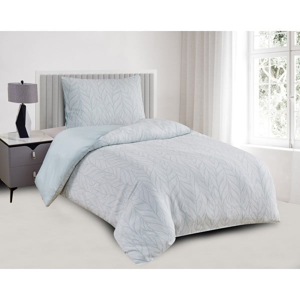 Zelena posteljina za krevet za jednu osobu od jacquarda 140x200 cm Florida – My House-image-1