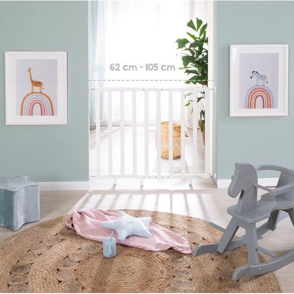 Bijela sigurnosna ograda za stepenice – Roba-image-4