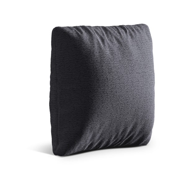 Tamno sivi ukrasni jastuk za sjedeću garnituru od bouclé tkanine Kemi – Cosmopolitan Design-image-1