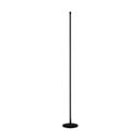 Crna prigušiva LED podna svjetiljka s daljinskim upravljačem (visina 120 cm) - Squid Lighting