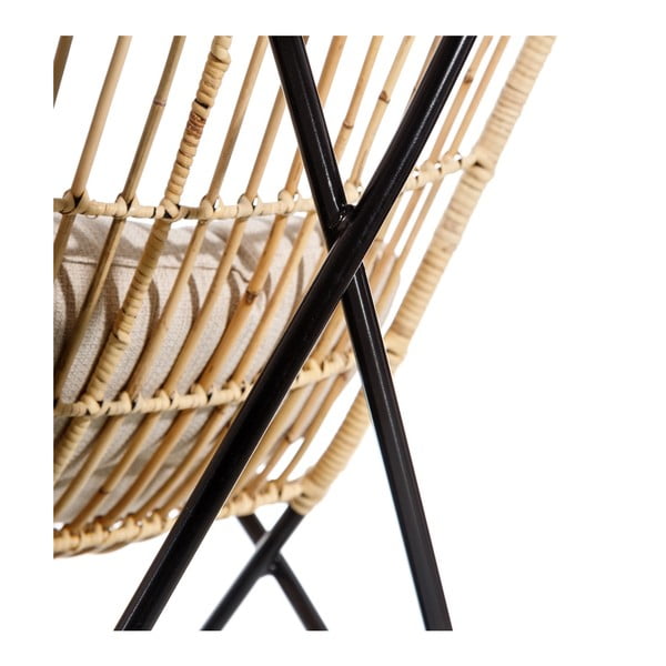 Pletena fotelja u prirodnoj boji – Ixia-image-4