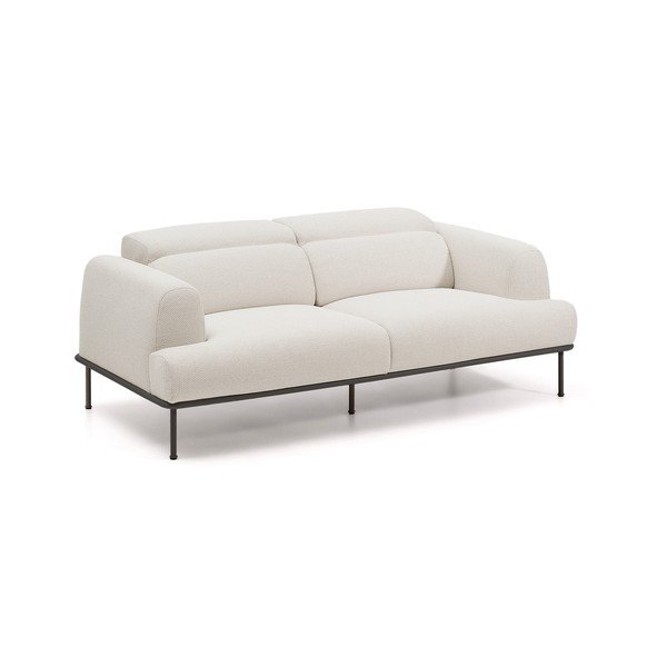 Bež podesiva sofa od šenila 214 cm Aurum – Kave Home-image-3