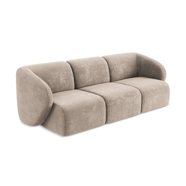 Svjetlo smeđa sofa od šenila 244 cm Lani – Makamii-image-2