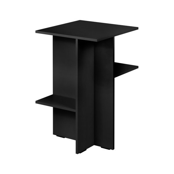 Crni noćni ormarić s policama Atik – noo.ma-image-2