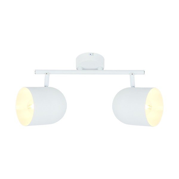 Bijela stropna svjetiljka s metalnim sjenilom 38x10 cm Azuro – Candellux Lighting