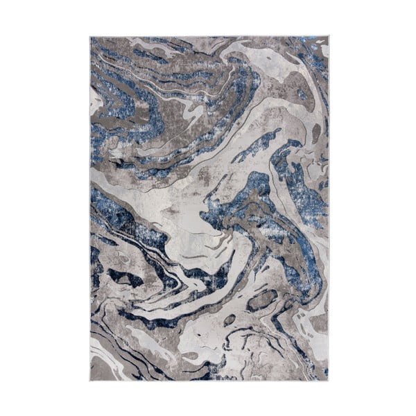 Plavo-sivi tepih Flair Rugs Marbled, 120 x 170 cm