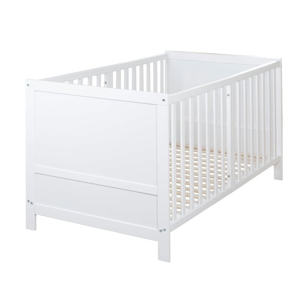 Bijeli dječji krevet s podesivom visinom 70x140 cm Easy Sleep – Roba-image-2