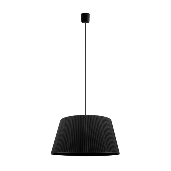 Crna stropna svjetiljka Sotto Luce KAMI, Ø 54 cm
