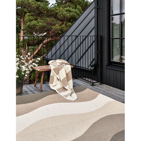 Smeđa/bež unutarnja i vanjska staza 70x200 cm Urvi Earth – Pappelina-image-1