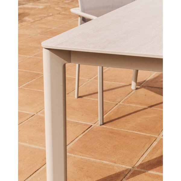 Vrtni stol s kamenom pločom stola 80x140 cm Anafi – Kave Home-image-2