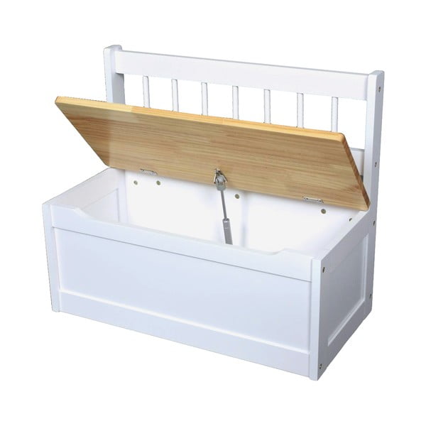 Bijela dječja klupa – Deco Pleasure-image-1