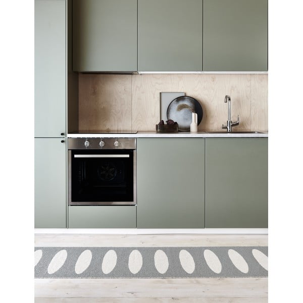 Siva unutarnja i vanjska staza 70x150 cm Ella Warm Grey – Pappelina-image-1