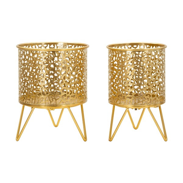 Metalni stalci za tegle za cvijeće u setu 2 kom ø 16 cm (visina 20 cm) Piny – Mauro Ferretti