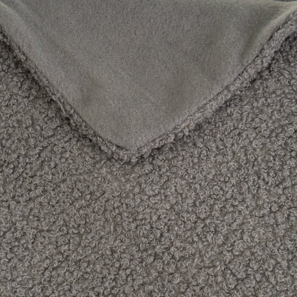 Siva deka od sherpa flisa 130x160 cm Sherpa Bouclé – Casa Selección-image-1