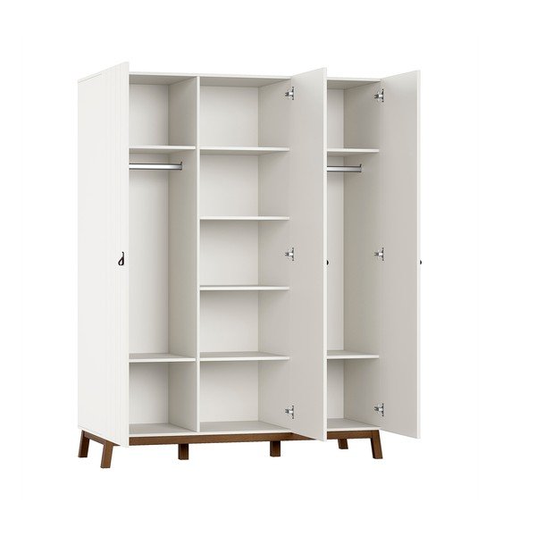 Bež dječja garderoba 149x196x58 cm Sezane – Vipack-image-2