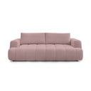 Ružičasta sklopiva/s prostorom za odlaganje sofa 251 cm Fuji – Bobochic Paris