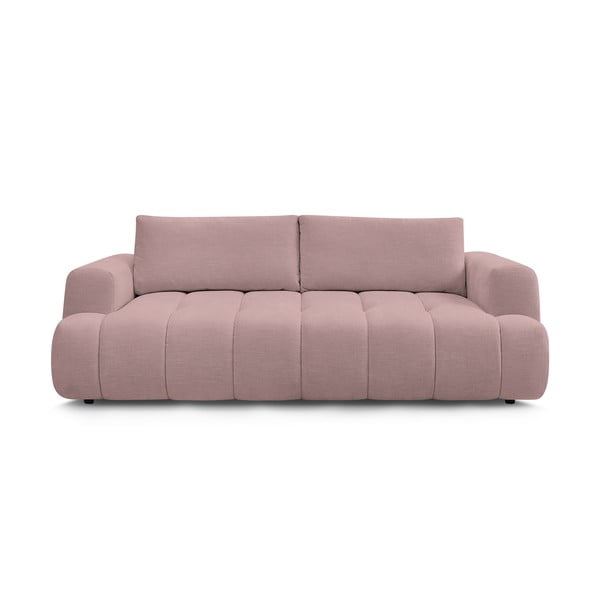 Ružičasta sklopiva/s prostorom za odlaganje sofa 251 cm Fuji – Bobochic Paris