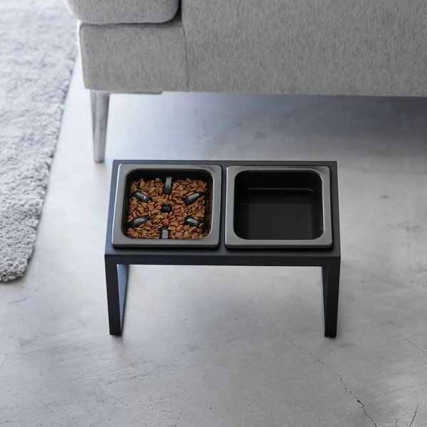Keramički set posuda s postoljem za kućne ljubimce Nooks – YAMAZAKI-image-2