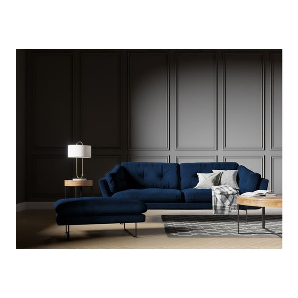 Kraljevsko plava baršunasta sofa Windsor & Co Sofas Gravity-image-4
