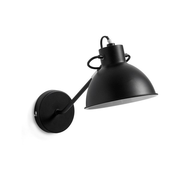 Smeđa zidna lampa Offelis – Kave Home