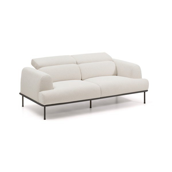 Bež podesiva sofa od šenila 214 cm Aurum – Kave Home-image-4