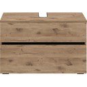 Ormarić za ispod umivaonika u dekoru hrasta u prirodnoj boji 80x55 cm Wisla – Støraa