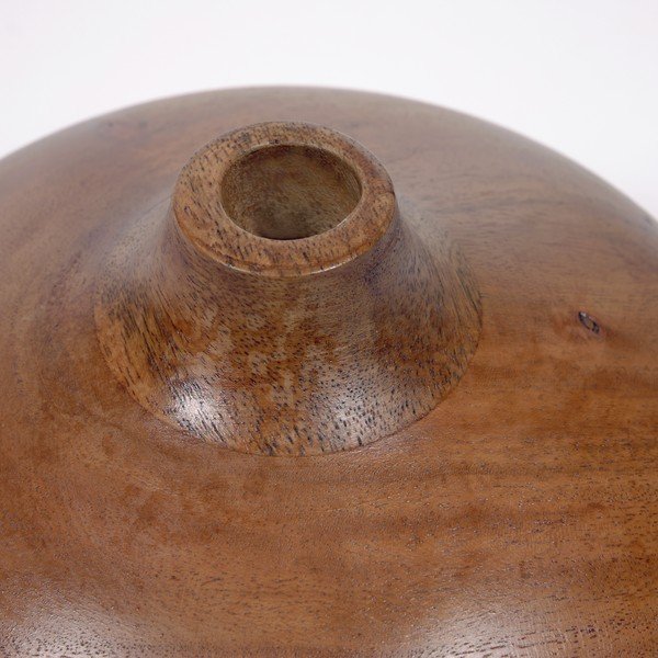 Prirodna vaza od bagremovog drveta Kave Home Tyara, visina 10 cm-image-2