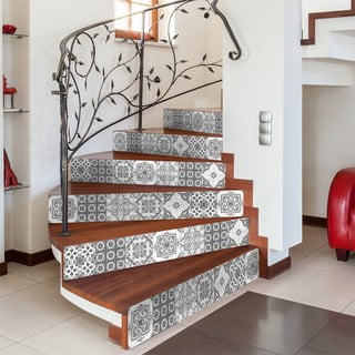 Set od 2 naljepnice za stepenice Ambiance Marrakech, 15 x 105 cm