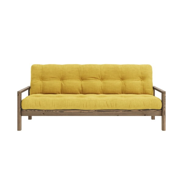 Žuta  sklopiva sofa 205 cm Knob – Karup Design