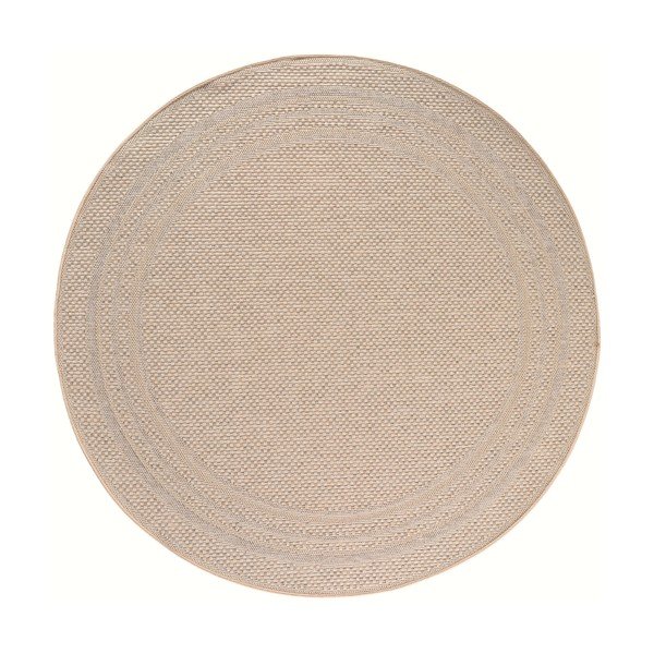 Bež okrugao unutarnji i vanjski tepih ø 80 cm Desert 1304 – Ayyildiz Carpets