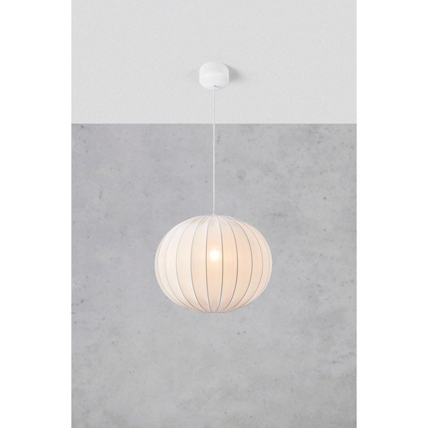 Bijela viseća svjetiljka ø 50 cm Solia – Markslöjd-image-3