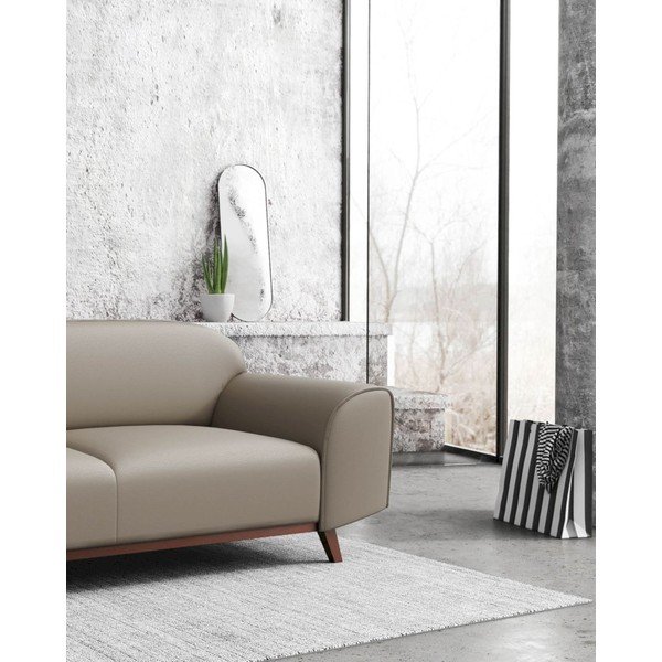 Svjetlo smeđa kožna sofa 193 cm Nesbo – MESONICA-image-3