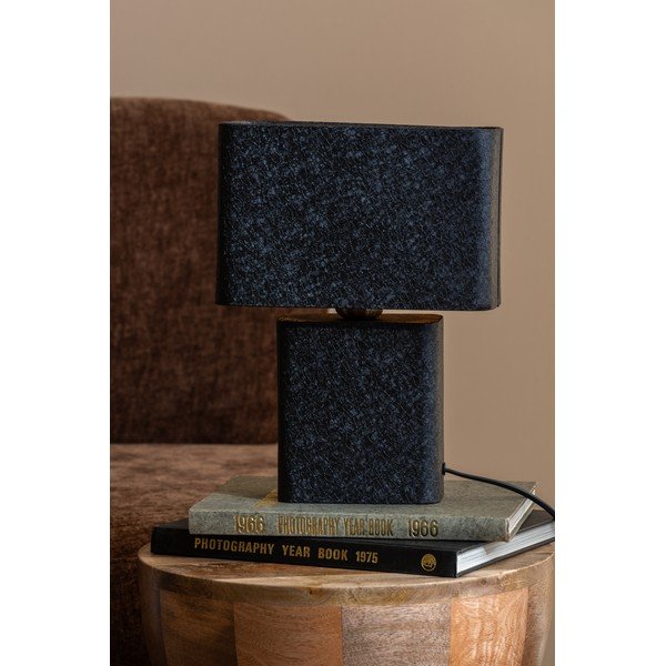 Crna metalna stolna lampa (visina 33 cm) Boaz Recto – Leitmotiv-image-1