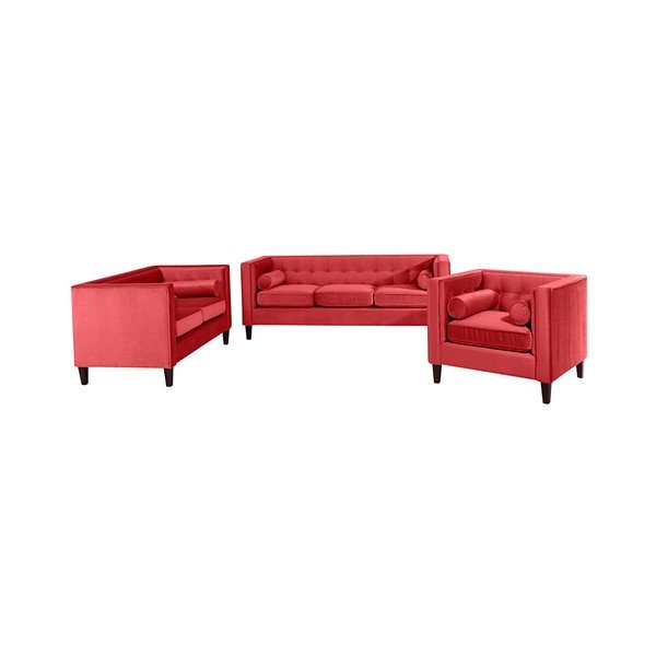 Crvena sofa Max Winzer Jeronimo, 154 cm-image-1