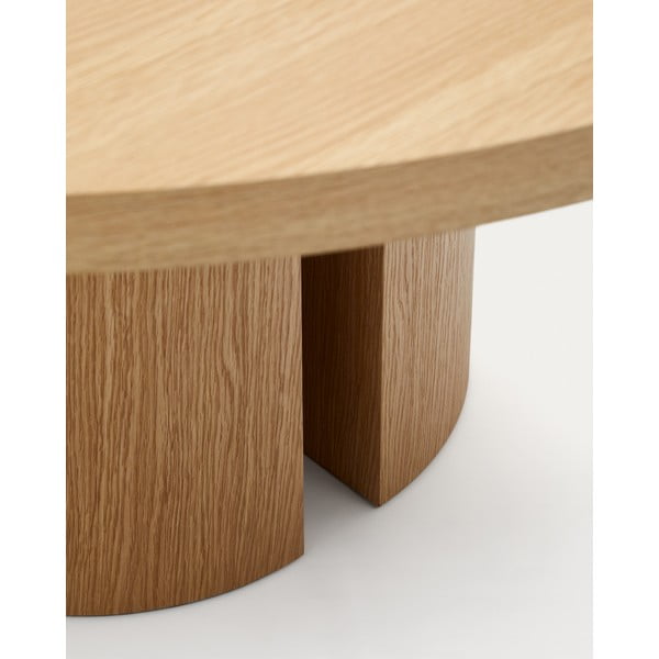 Okrugao blagovaonski stol u dekoru hrasta ø 150 cm Nealy – Kave Home-image-1