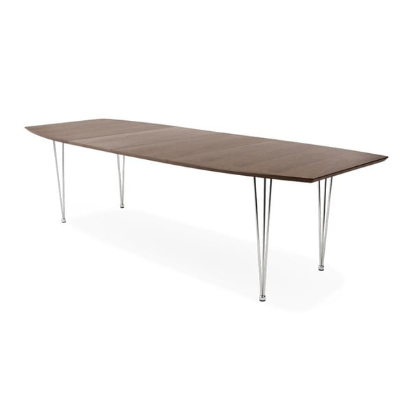 Smeđi sklopivi blagovaonski stol Kokoon Design Extensio
