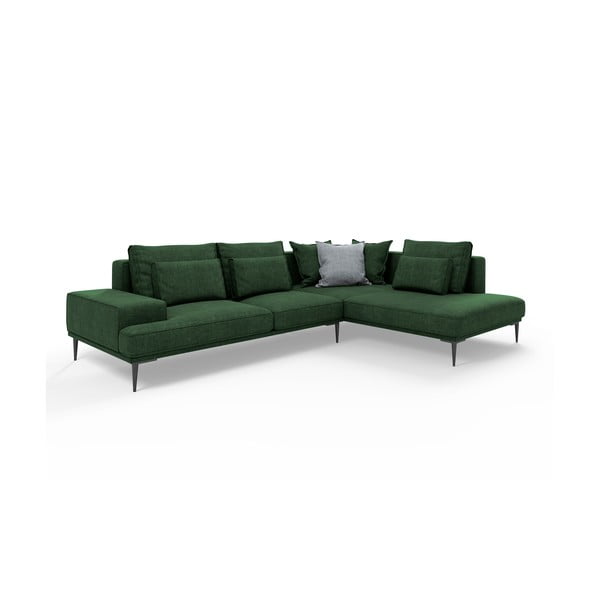 Zeleni kauč na razvlačenje Interieurs 86 Liege, desni kut
