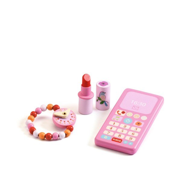 Dječja roza torbica s dodacima Djeco Květy-image-1