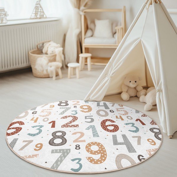 Periv dječji tepih za igru ø120 cm Happy Numbers – Mila Home-image-2