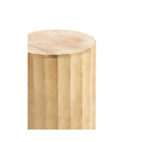 Okrugao pomoćni stol od masivnog manga ø 35 cm Ellena – Light & Living-image-2