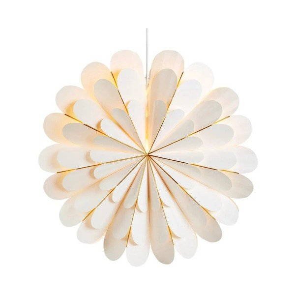 Bijeli svjetlosni ukras s božićnim motivom ø 45 cm Marigold – Markslöjd