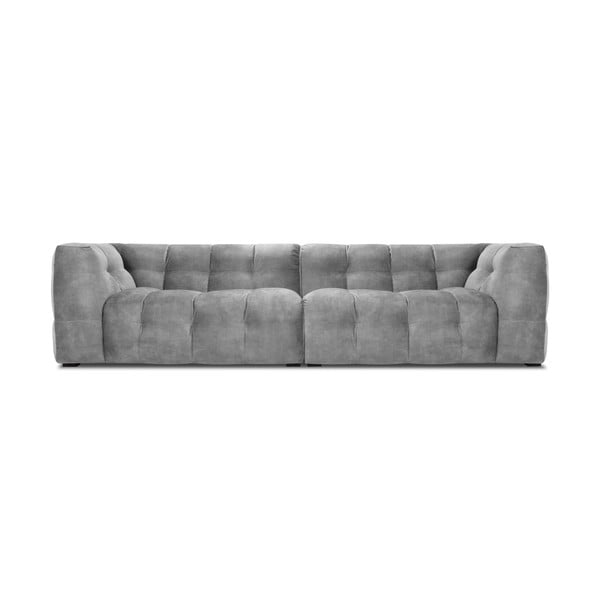 Siva baršunasta sofa Windsor & Co Sofas Vest, 280 cm