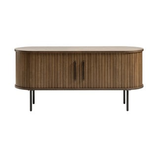 Smeđi TV stol u dekoru hrasta 120x56 cm Nola - Unique Furniture