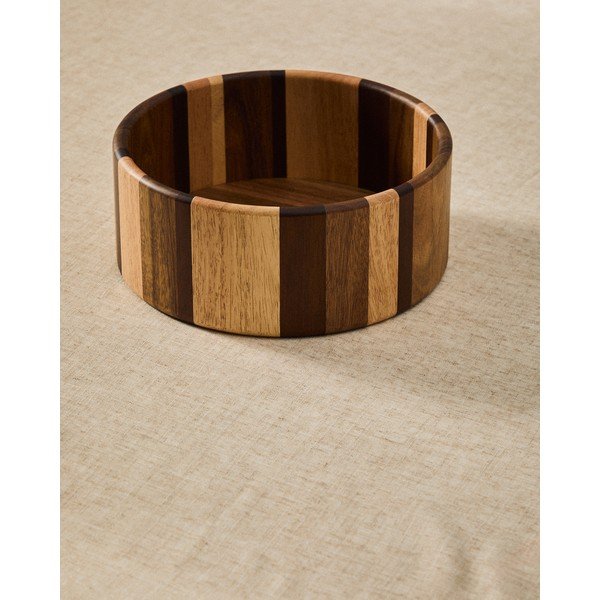 Drvena zdjelica za posluživanje u prirodnoj boji Nover – Kave Home-image-1