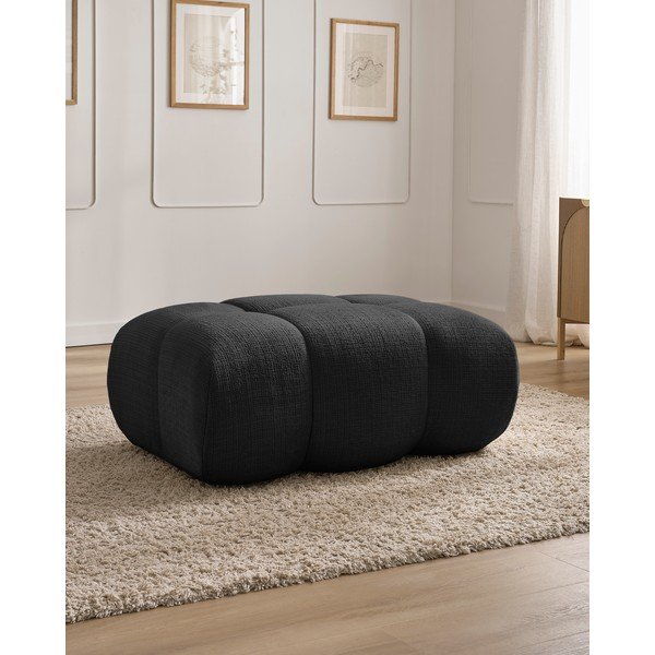 Crni tabure od šenila Ivane – Bobochic Paris-image-1